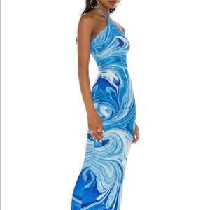 Farai London X REVOLVE Saira Dress in Blue XS